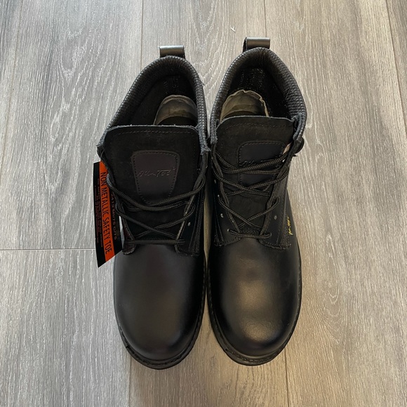 AdTec safety steel toe work boots black main image 15